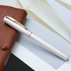 Parker Teacher's Day Gift Pen and Ink Pen High-end Cultural and Creative Gift Box Student Set Business Gift Customized Engraving Birthday Gift Gift Stationery Signature National Fashion Gift Box Souvenir (Special Offer) Wyatt Fritillaria Platinum Clip Ink Pen + Double Accessories Gift Box