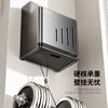 Cobbe kitchen knife rack storage rack knife and chopstick barrel integrated storage rack 304 stainless steel wall-mounted kitchen knife and chopstick cage rack gun ash-silver ion antibacterial rate 99% 304 stainless steel + three chopstick barrels