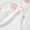 Tongtai (TONGTAI) baby jumpsuit, spring and autumn pure cotton newborn clothes, newborn baby butterfly romper, monk suit, pink 66cm