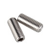 Guwanji 304 stainless steel set screw concave end tightening machine rice cup tail headless hexagonal screw Kimi top screw screw M4x6 100 pieces