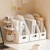 Class 2, Grade 3, Hole Board Book Stand, Desktop Storage Rack, Book Storage Box, Organizing Box, Simple Bookshelf, Student Dormitory, Office Desk Organizer, Pen Holder, Book Stand, Large Back-to-School Stationery