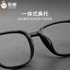 Zeiss (ZEISS) lens black frame myopia glasses for men, ultra-light TR anti-blue light radiation astigmatism professional glasses can be equipped with prescription eye lenses TR2101-large frame (fashionable matte black) with lashion1.60 aspherical lens (0-600 degrees)