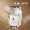 Upgraded antibacterial chopstick storage box kitchen wall-mounted chopstick tube chopstick spoon tableware storage rack chopstick cage blue and white upgraded antibacterial version 1 piece