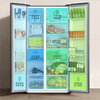 Mijia Xiaomi Refrigerator Side-by-side Double Door 610L Household Super Large Capacity Dual Frequency Converter Air Cooling Frost-free Fresh-keeping Energy Saving First-Class Energy Efficiency National Subsidy BCD-610WMSA