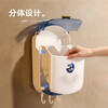 Upgraded antibacterial chopstick storage box kitchen wall-mounted chopstick tube chopstick spoon tableware storage rack chopstick cage blue and white upgraded antibacterial version 1 piece