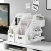 Class 2, Grade 3, Hole Board Book Stand, Desktop Storage Rack, Book Storage Box, Organizing Box, Simple Bookshelf, Student Dormitory, Office Desk Organizer, Pen Holder, Book Stand, Large Back-to-School Stationery