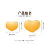 GXGOLD G gold love 13.14g pure gold Au9999 heart-shaped gold Chinese Valentine's Day gift for girlfriend, gift for girlfriend, bank gold bar 13.14