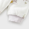 TONGTAI baby jumpsuit, autumn and winter quilted baby clothes, newborn romper, boys and girls, cotton-padded clothes, purple 80cm