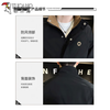Woodpecker Jacket Men's 2026 Spring and Autumn New Slim Fit Color Block Jacket Versatile Top Plus Velvet and Cotton Fashion Cotton Clothes Black XL