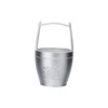 Shunqing Yinlou pure silver 999 ancient frosted silver investment collection silver bucket ornaments as a holiday gift for the elders. The silver bucket is about 37.5 grams.