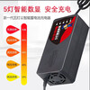 JD Logistics Electric vehicle lead-acid battery charger 72V60V48V pulse repair full self-stop T-type prefix electric vehicle accessories charger lead-acid model 60V20-25AhT port