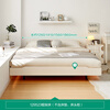 Quanyou Home tatami double bed without bedside bed 1.5m x 2m small apartment bedroom home cream style suspended bed