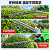 Powerful hedge trimmer 21v rechargeable double-blade electric hedge trimmer portable green belt small pruning shear artifact 21v supreme lithium battery hedge trimmer + dual battery