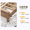 Yingyuan solid wood children's bed boy 1.5m single bed bedroom bed 1.2m student bed solid wood bed storage bed single bed solid wood bed golden sandalwood 1500mm*2000mm frame structure