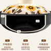 Kangshu Sunflower Household Casserole Gas Stove Open Flame High Temperature Resistance Dry-cooked Claypot Rice Gas Stove Special Soup Pot Casserole Heat Resistant Sunflower Casserole Servings 3-5 3.3L