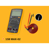 FLUKE 15B MAX-02 digital multimeter, high-precision smart electrician meter, universal meter, standard extra-tip test leads