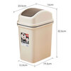 Feida Sanhe swing lid trash can for home bathroom toilet living room rectangular sandwich narrow flip lid trash can with lid 6L off-white