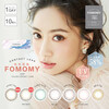 FOMOMY Bonded Warehouse Straight Hair, Yu Shuxin's Same Color Contact Lenses, Japan Imported Girls' Color Contact Lenses, Daily Disposable 10 Pieces, 5#Mix Gray, 350 Degrees
