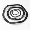 Guwanji 65 manganese steel corrugated elastic washer 304 stainless steel spring three-peak washer bearing wave washer M23*29*0.3 50 pieces 304
