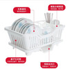 Home KATEI STORY Japan imported drain bowl rack kitchen dish rack drain rack plastic drain bowl single layer large capacity dish rack home NO.3 white