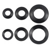 Jinggong black GB849 spherical washer and GB850 conical washer concave and convex gasket 6-64 64 (1 set)