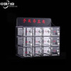 Central Lian mobile phone storage cabinet box transparent acrylic lockable storage box mobile phone storage box 20 compartments (4 rows and 5 columns)