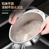 I VE Germany stainless steel rice washing basket, rice washing basin, rice washing basin, drain basin, drain basket, rice washing artifact, small size