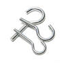 Jinggong galvanized/304 stainless steel open-ended sheep's eye screws, eye bolts, hook-shaped hook screws, M3-10, M6*60 (10 pcs) opening