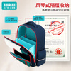 Ruipai (RUiPAi) elementary school schoolbags for boys and girls in grades 1-3-6, organ-style compartments to reduce burden and protect children's spine