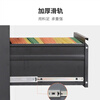 Ma Shifu metal cabinet four drawers card box drawer file filing cabinet quick fishing hanging labor cabinet black hand pull