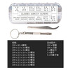 Guangqian Stainless Steel Precision Small Screw Set Parts of Eyeglasses Watches Digital Computer Micro Small Flat Head Screw Nut M1 Various Types of Fine Screws Several Precision Set Screws