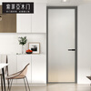 Sophia Door Customized Bedroom Door Kitchen Sliding Door Living Room Partition Entry Light Luxury Minimalist Aluminum Frame Glass Door Standard (Agate Gray) Yuan/