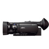 Sony (SONY) FDR-AX100E Ultra-clear 4K high-speed camera DV camera for short video recording of live conferences and events Built-in WiFi Professional wedding commercial shooting Package 3 (64G memory card + original spare battery + tripod)