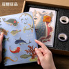 Haicuo Picture Set Gift Box Ugly Notebook Washi Tape Bill Holder Postcard Transparent Sticker Combination