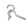 Jinggong galvanized/304 stainless steel open-ended sheep's eye screws, eye bolts, hook-shaped hook screws, M3-10, M6*60 (10 pcs) opening