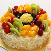 Jingji Fruit Fresh Birthday Cake Same-City Delivery Party Girlfriend Parents Birthday Gift Up to 1 Pound