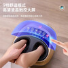 Oaks foot massager foot massage machine for soles of feet and legs. Practical birthday gift for the elderly and elders. Healthy Parents' Day birthday gift for mom and dad. Exclusive gold 6-button LCD screen + 6 massage techniques + 4D air bag massage