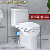 Household flush toilet rear flush wall toilet deodorant silent water saving rear water outlet bathroom bathroom wall toilet + angle valve + hose + raw tape other / other