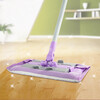Miaojie flat mop, clip cloth 34cm, total 1 cloth, rod length 129cm, household mop floor mop for lazy people