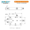 XINQY Xinqiyuan SMA low noise amplifier 2.4/5.8G high linearity LNA dual-band two-in-one pre-gain band filter/amplification LNA-2.4G/5.8G-5V-SS