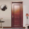 Oak solid wood painted door bedroom door Chinese style light luxury interior door hotel villa room door bathroom door custom rubber wood painted door 1