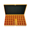 Orange type box for radiographic flaw detection engineering, code sorting, orange plastic sorting box, industrial inspection, solid type box