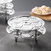 Newair stainless steel steamer steamer household steamer grate wok steamer drawer water-proof steaming vegetable rack thickened plate steaming rack