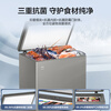 Haier Freezer Small Household Freezer First Class Energy Efficiency Energy Saving Silent Frost-free Frost Reduction 80% Refrigerator Freezer Small Fresh-keeping Small Freezer Official Flagship Store Home Appliances State Subsidy 201L丨-35 Deep Cold丨Triple Antibacterial丨Frost Reduction 80%