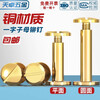 Tianzhuo Hardware pure brass screws and rivets flat locking arc head letter book nails belt photo album connection accessories M4 M4*6 head diameter 8 5 sets flat