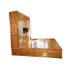 Luban Yimu Tatami Bed Elm All Solid Wood Tatami Customized Box Bed Wardrobe Box Bed Customized Bedroom Furniture High Box Bed/Per Square