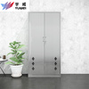 Yuwei stainless steel cleaning cabinet mop broom cleaning supplies tool cabinet balcony storage cabinet housekeeping storage cabinet 304 stainless steel double door cleaning cabinet