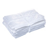 White garbage bag flat mouth hotel room disposable transparent thickened small size 44*46 white 44*46 2.8g thickened 1.6 silk 10 thickened