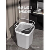 Shuangyi Household Trash Can Bedroom Square Kitchen Bathroom Living Room Simple Uncovered Large Paper Basket Trash Can Blue and Yellow Contrast Color - Xiaolu Medium 8L Special Price