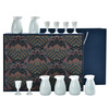 Xiongwochi high-end white wine cup set mutton fat jade porcelain wine set ceramic household wine divider Chinese style spirit cup gift box Yingqing wine set-6 pots 6 cups gift box